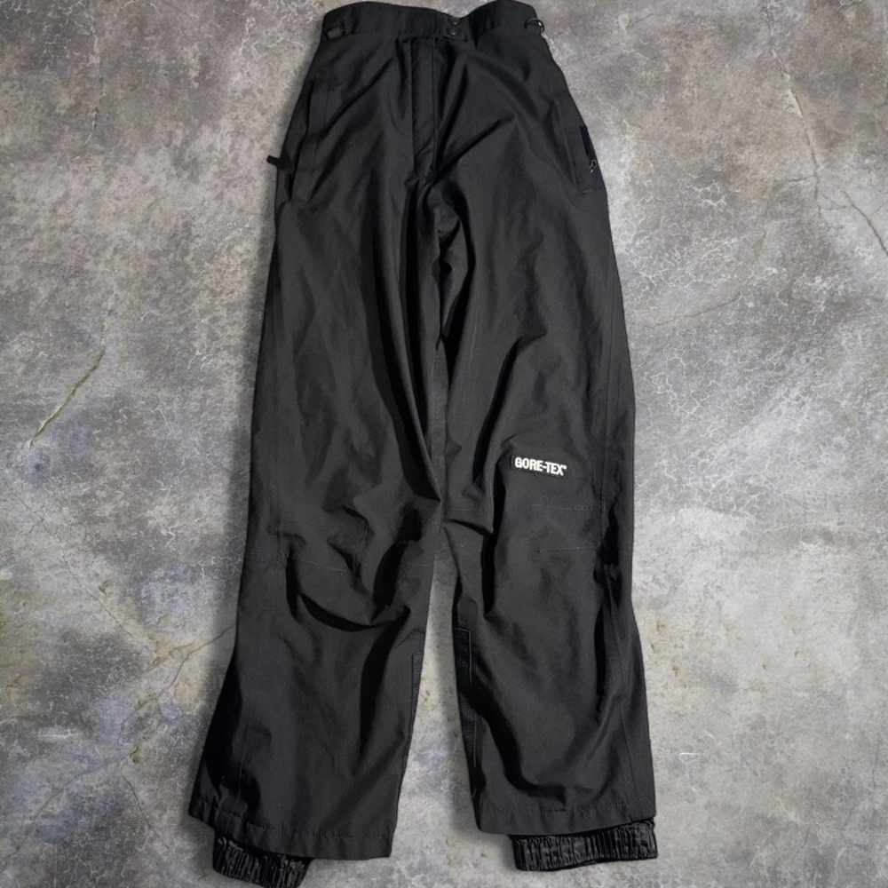 Vintage Made in USA Gore-Tex Black Waterproof Ski Snow‎ Pants